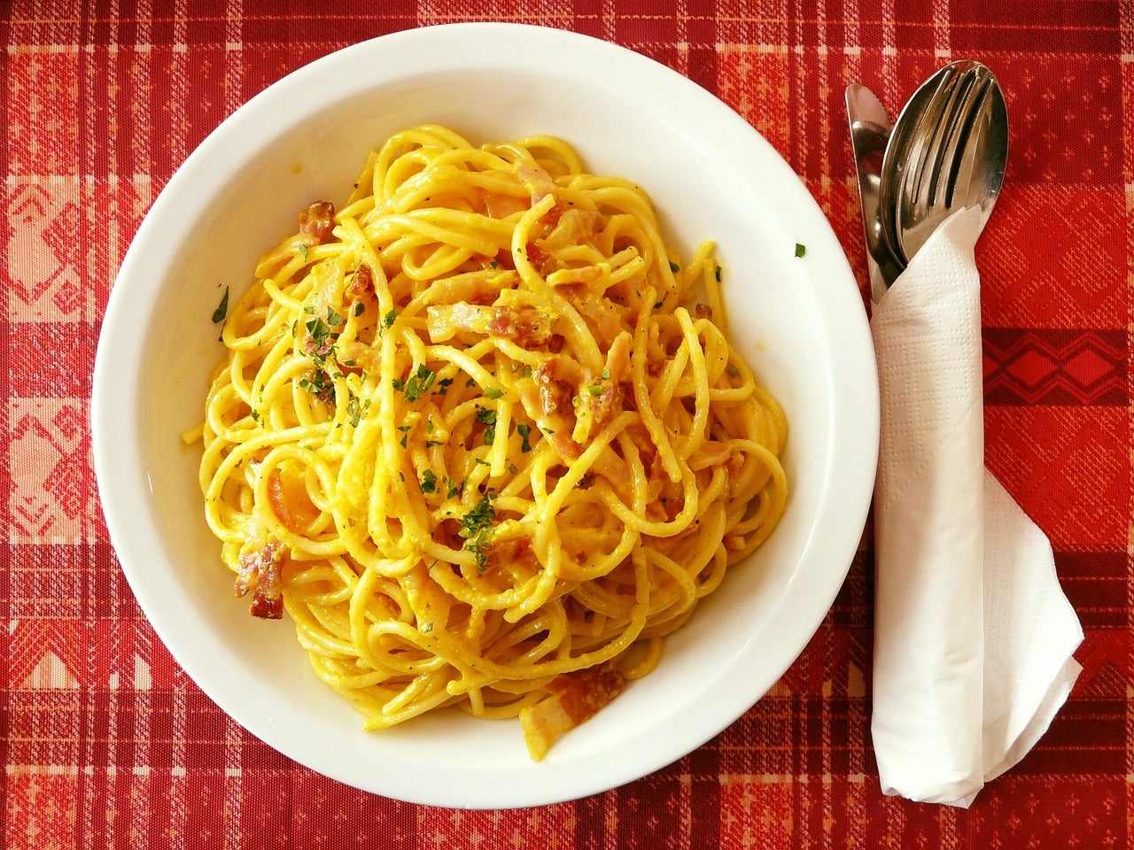 Pasta carbonara original, amb guanciale | Facebook P.I.M productos italianos & mucho mas