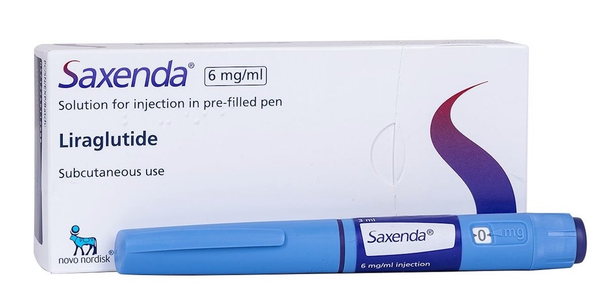 Injecció de la marca Saxenda 
