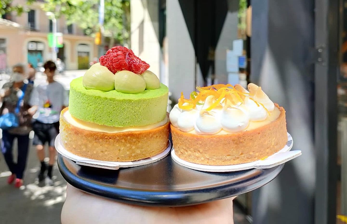 Tartaletes de te verd i lemon pie | Facebook Takashi Ochiai Pastisseria 