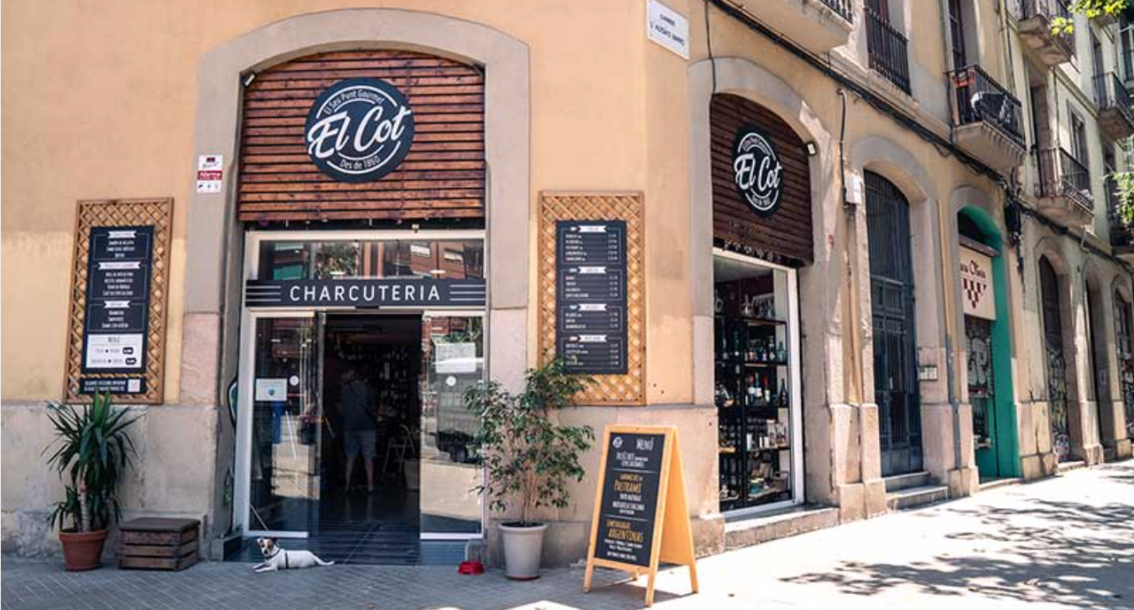 Exterior de la botiga El Cot Gourmet | Facebook El Cot Gourmet 1860 Marina 