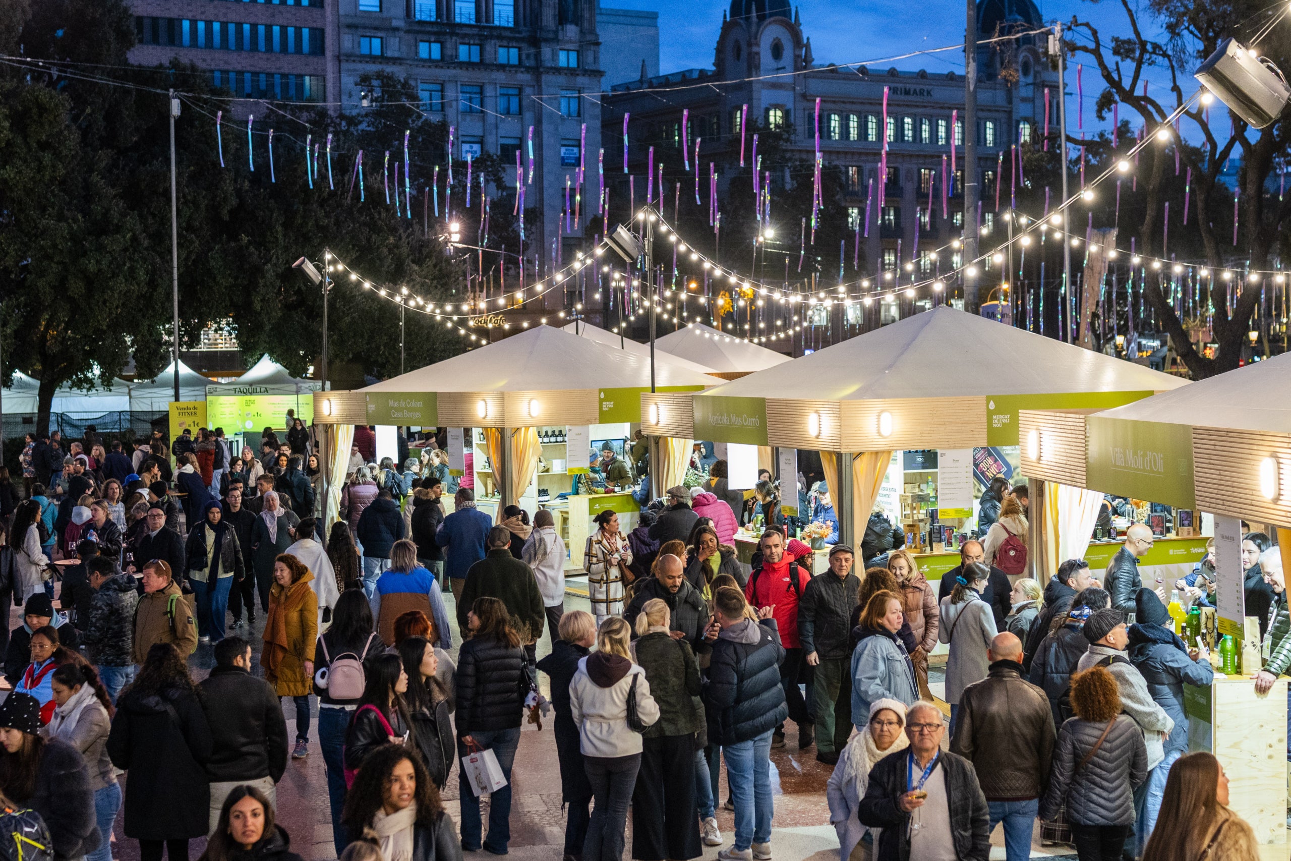 El primer Mercat de l’Oli Nou a Barcelona | Cedida