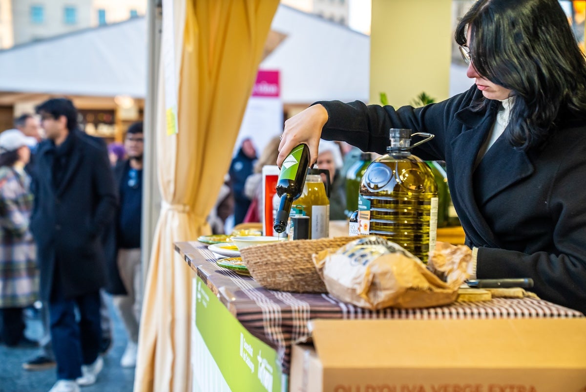 El primer Mercat de l’oli nou a Barcelona | Cedida