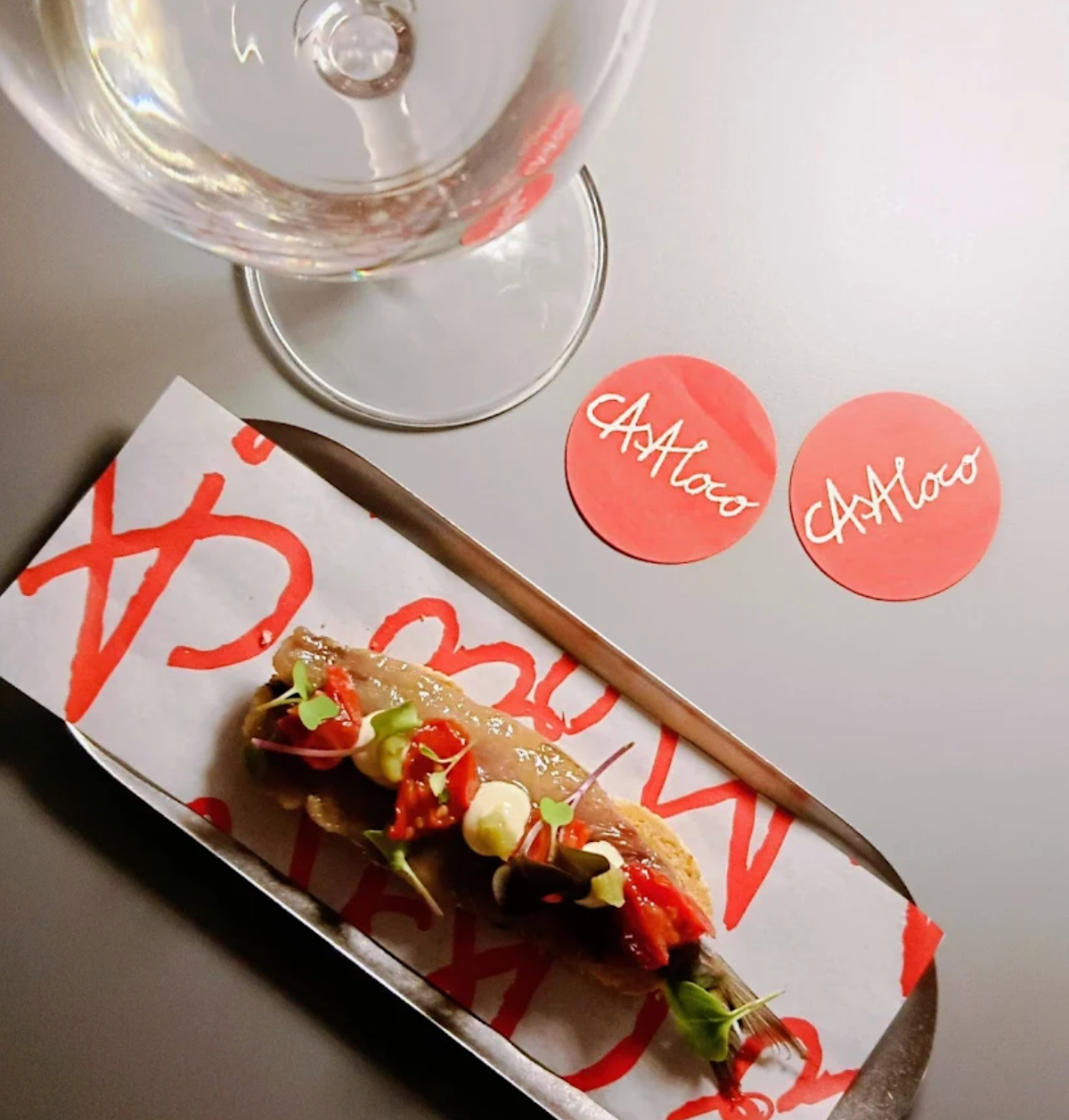 Un dels plats de Casaloco