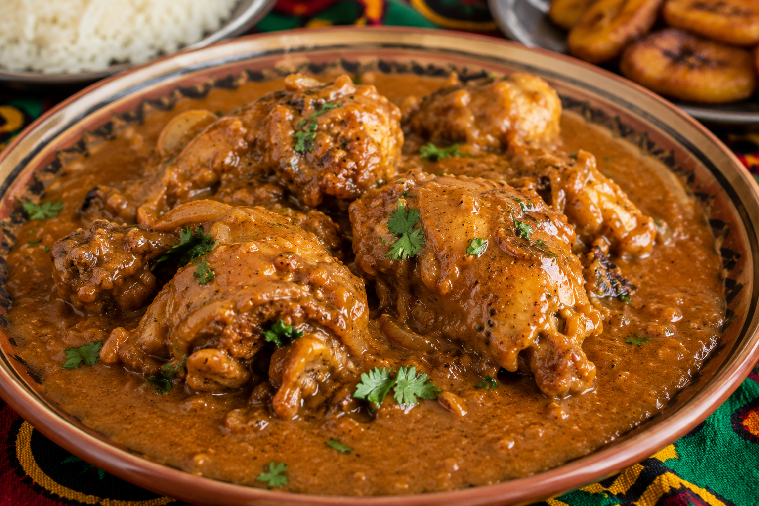 Pollastre amb salsa
