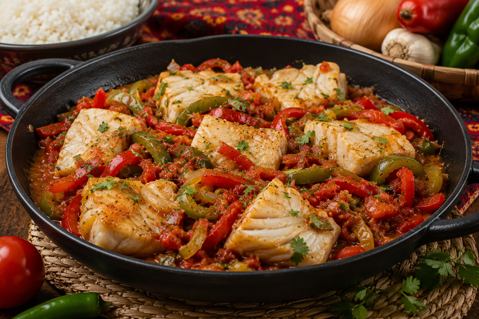 Rougail de bacallà 