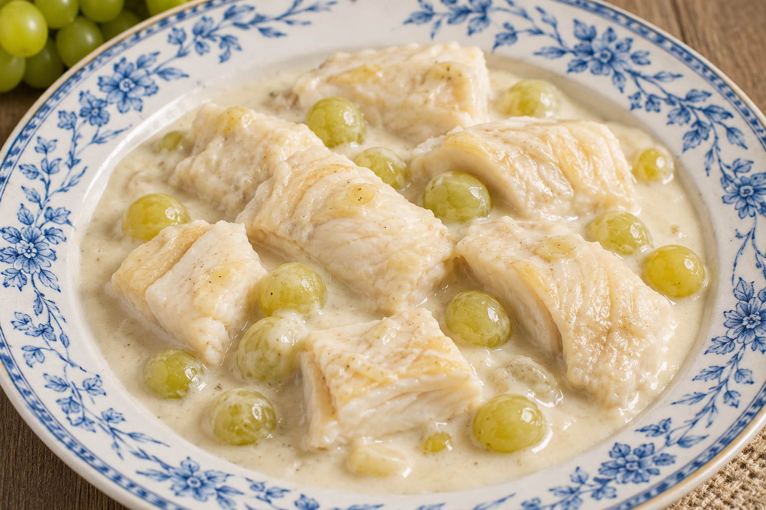Bacallà amb salsa blanca 
