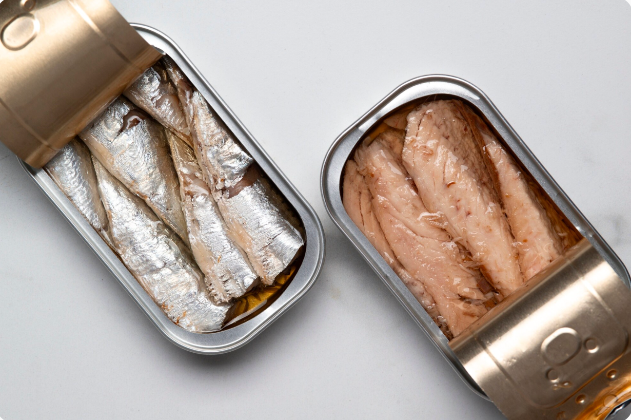 Verat i sardines en conserva | Freepik