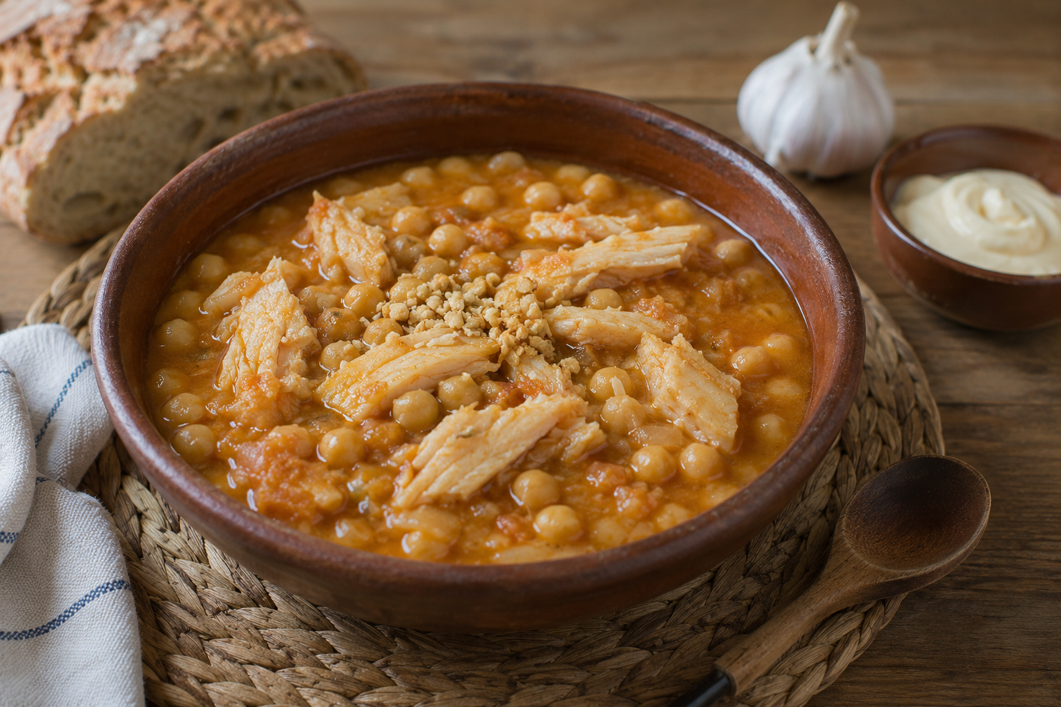 Peixopalo amb cigrons