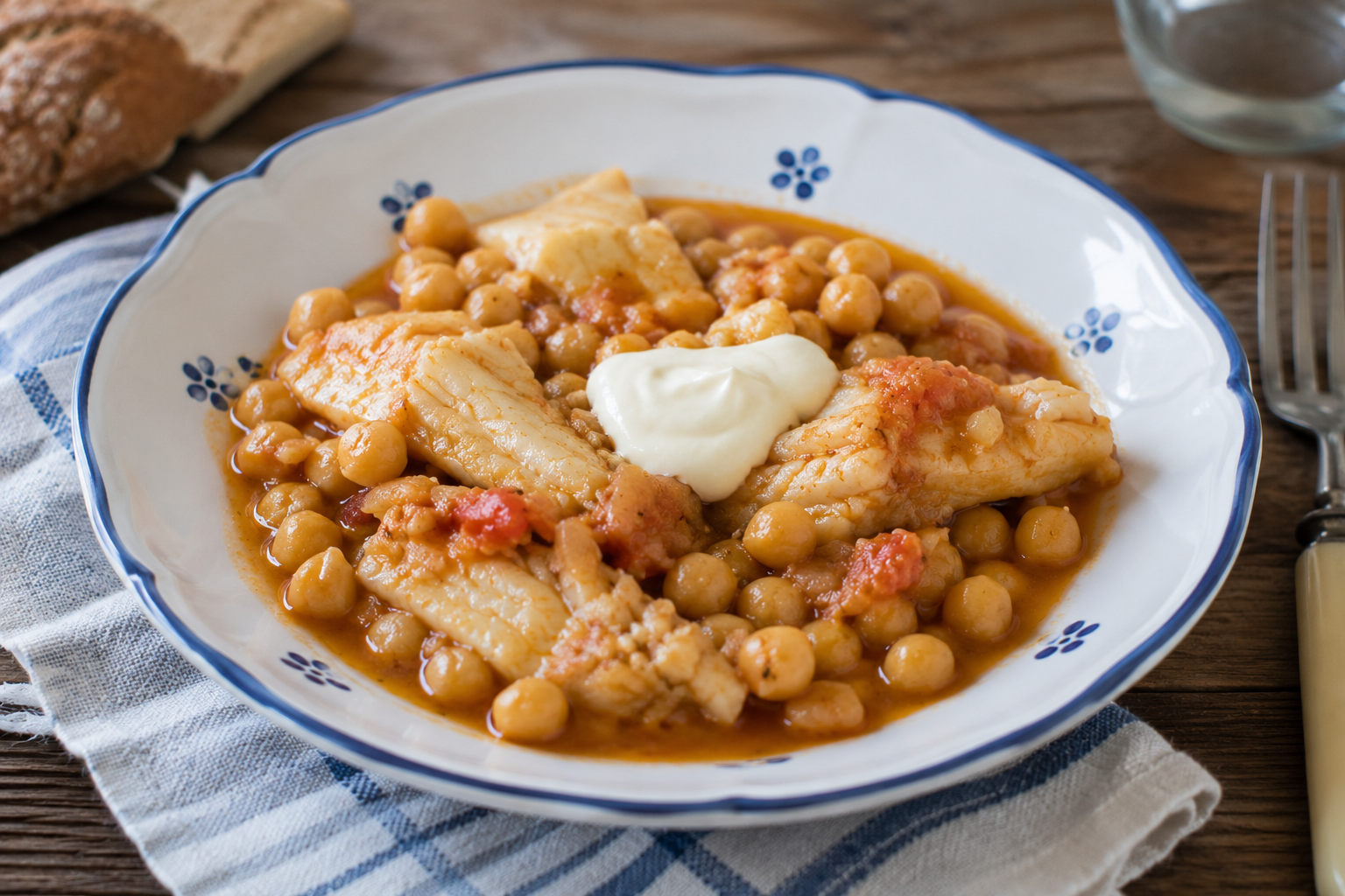 Peixopalo amb cigrons